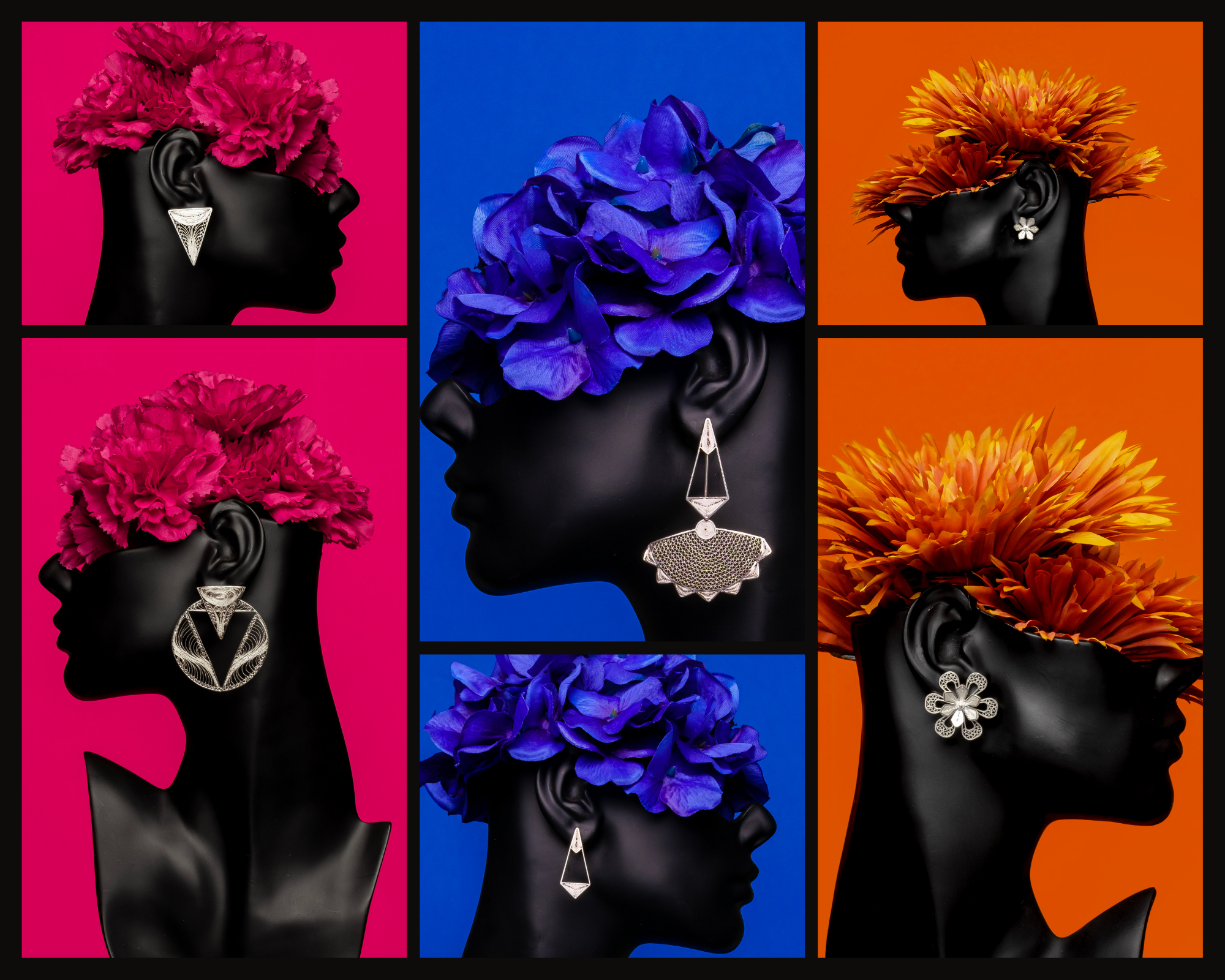 Load video: Express yourself freely and adapt effortlessly to any style or situation. &#39;Morphear&#39;, a versatile system that allows seamless transitions of your earrings between two or even three configurations, giving you the power to craft your own narrative and reinvent yourself daily. Explore from our three ‘Morphear’ styles: Layers, Short, and Long.