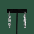 Macarena, handmade silver filigree hoop earrings