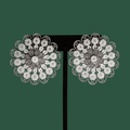 Soledad, handmade silver filigree statement earrings made to order
